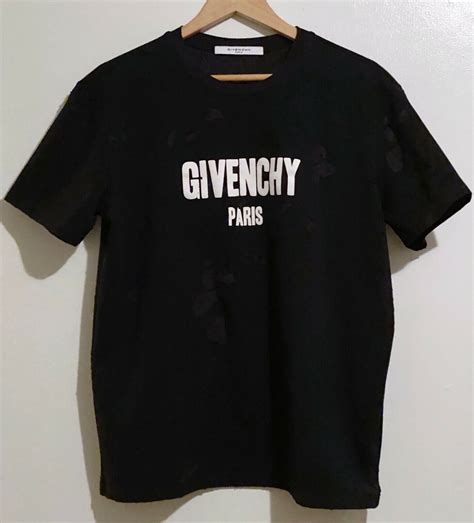 givenchy vintage mens shirt|Givenchy distressed t shirt.